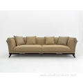 Modern frosted leather sofa